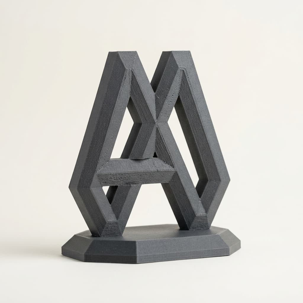 Custom 3D Logo Sculpture corporate gift example