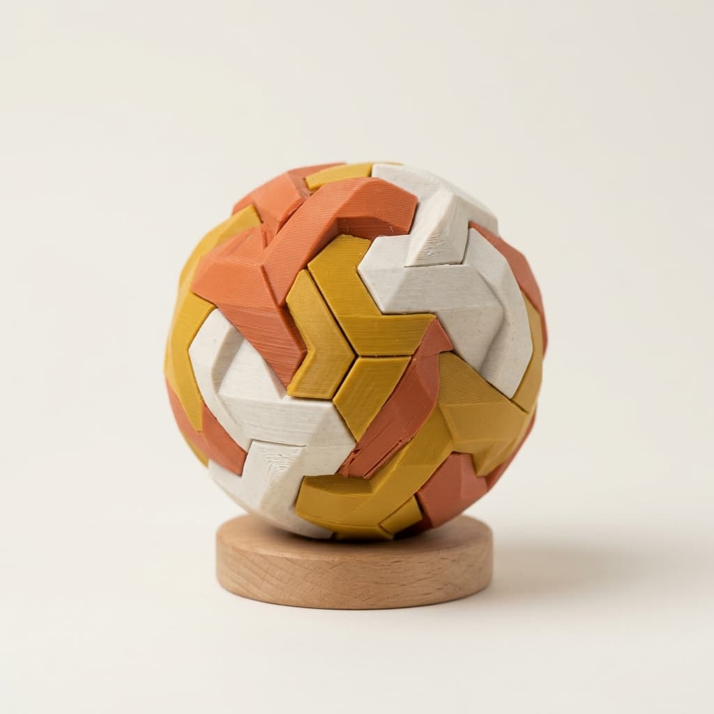 Custom 3D geometric puzzle