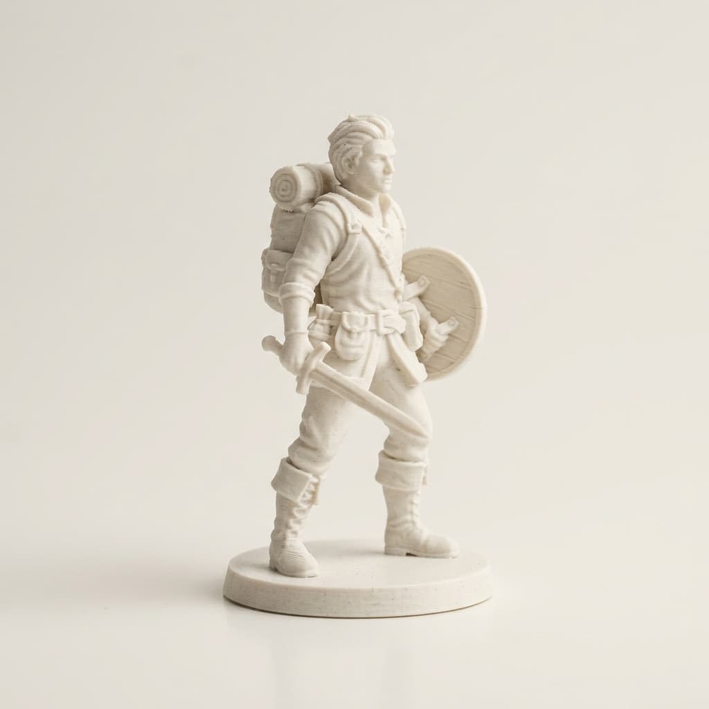 Custom single-person 3D figurine