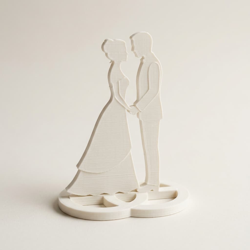 Personalized Couple Cake Topper